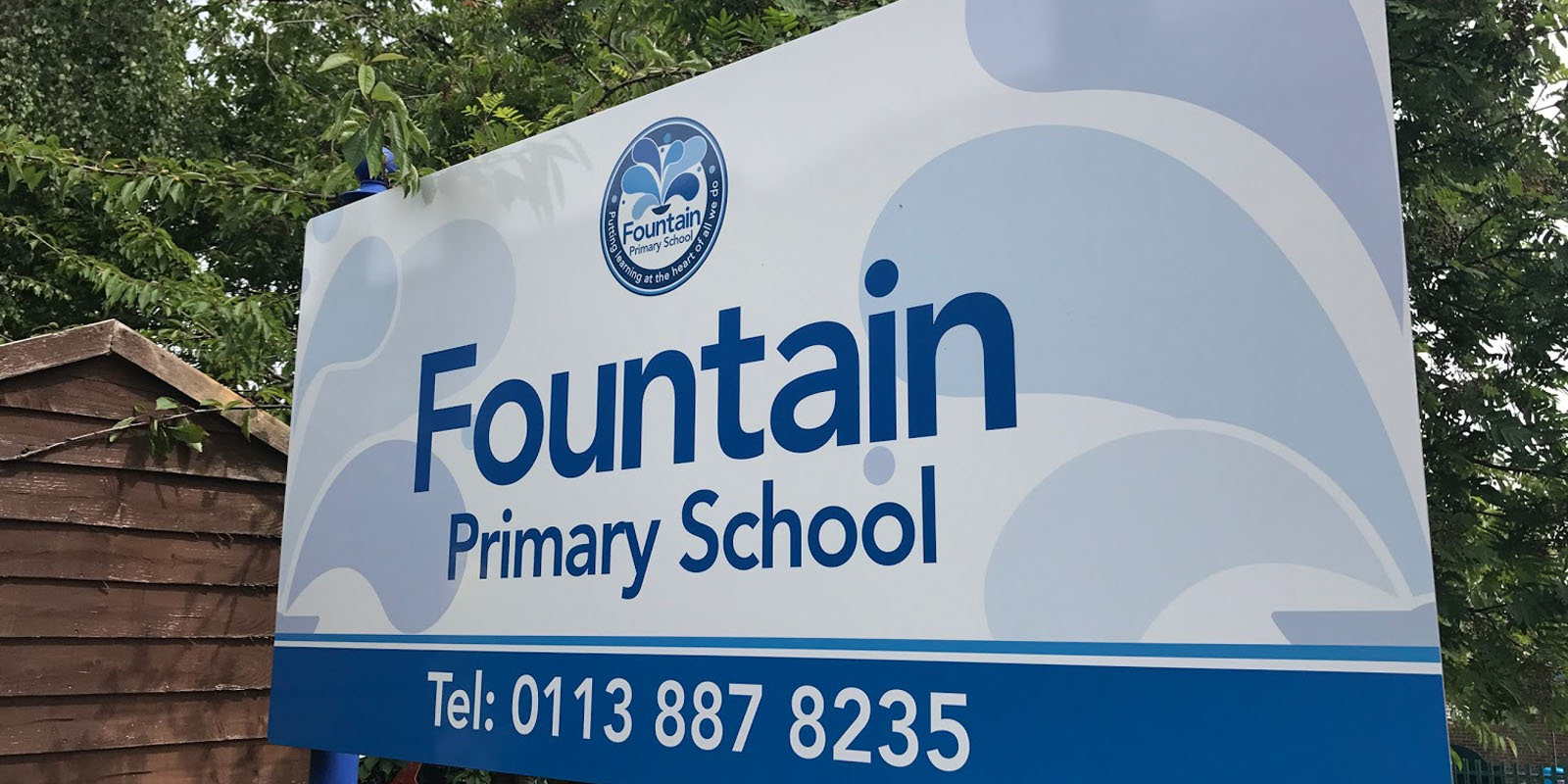 Fountain Primary School External Main Sign